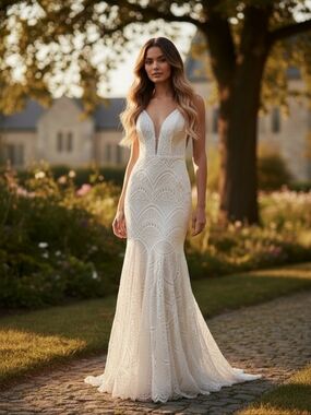 WToo By Watters Vaughn Ivory Wedding Dress